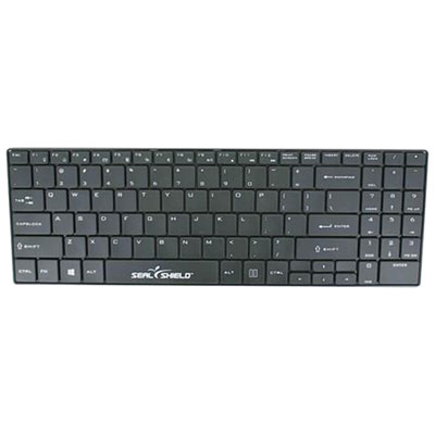 Seal Shield Wired Full Size Waterproof Keyboard with Keyboard Cover (SSKSV099V2) - English