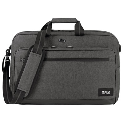 Solo Duane 15.6" Laptop Briefcase - Grey This product is great for students not to carry a lot of bags especially to walking students