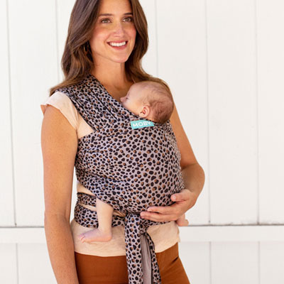 Image of Moby Classic Front & Hip Wrap Carrier - Leopard