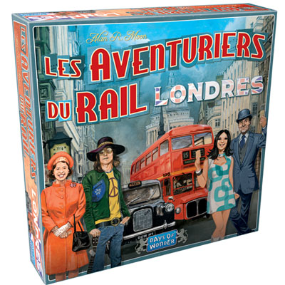 Image of Les Aventuriers du Rail: Londres Board Game - French