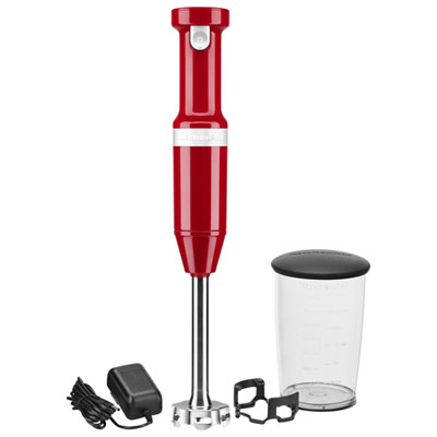 Image of KitchenAid Cordless Variable Speed Immersion Blender - Empire Red