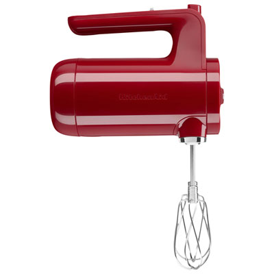 Image of KitchenAid Cordless Hand Mixer (KHMB732ER) - Empire Red