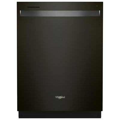 Image of Whirlpool 24   47dB Built-In Dishwasher with Third Rack (WDT750SAKV) - Black Stainless