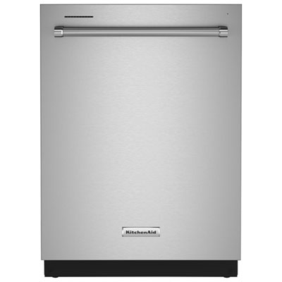 Image of KitchenAid 24   39dB Built-In Dishwasher with Third Rack (KDTE204KPS) - Stainless Steel
