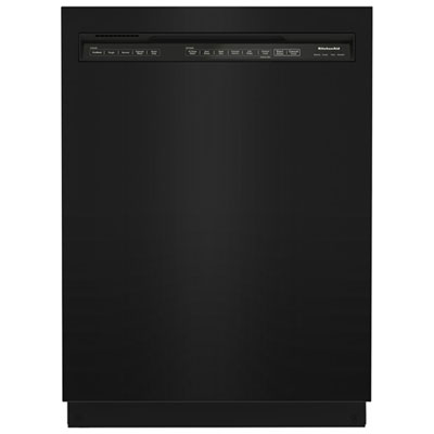 Image of KitchenAid 24   39dB Built-In Dishwasher with Third Rack (KDFE204KBL) - Black