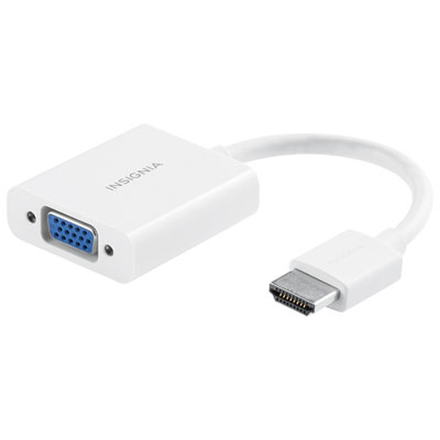 Adaptateur Hdmi À Vga D'insignia (Ns-Pcahv-C) - Blanc - Exclusivité De Best Buy