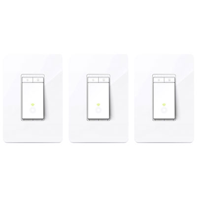 Image of TP-Link Kasa Smart Wi-Fi Dimmer Light Switch - 3-Pack