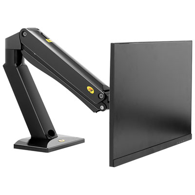 North Bayou 27" - 40" Desk Dual-Arm Flexi-Monitor Mount - Black 