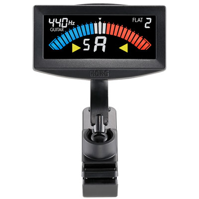 KORG PitchCrow-G Clip-On Guitar Tuner (AW4G-BK)