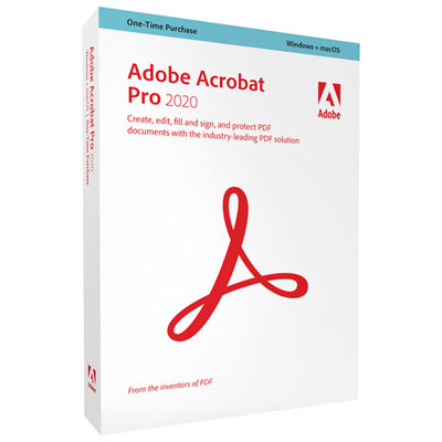 Image of Adobe Acrobat Pro 2020 (PC/Mac) - 1 User - English