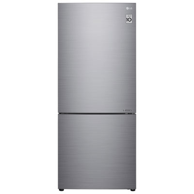 LG 28" 14.7 Cu. Ft. Counter-Depth Bottom Freezer Refrigerator (LBNC15251V) - Platinum Silver After searching all major brands for a "small footprint" fridge, we researched this one