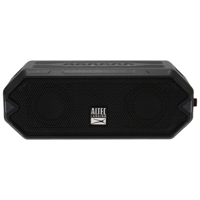 Image of Altec Lansing HydraJolt Waterproof Bluetooth Wireless Speaker - Black/Royal Blue