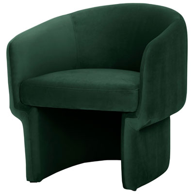 Image of Franco Fabric Accent Chair - Dark Green