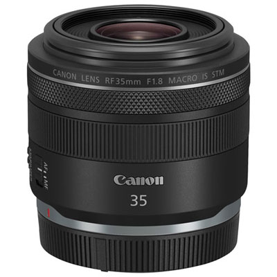 Open Box - Canon RF 35mm f/1.8 Macro IS STM Lens - Black