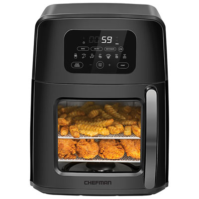 Image of Chefman Auto-Stir Digital Air Fryer Oven - 11.6L/12.3QT - Black