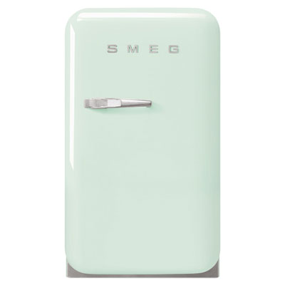 Smeg 50's 1.2 Cu. Ft. Freestanding Bar Fridge (FAB5URPG3) - Pastel Green