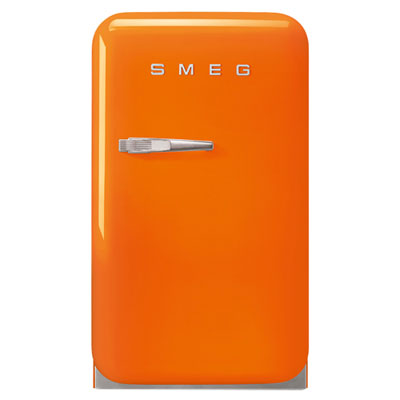 Réfrigérateur De Bar Autonome Des Années 50 De 1,2 Pi³ De Smeg (Fab5Uror3) - Orange