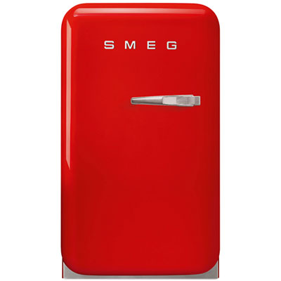 Smeg 50's 1.2 Cu. Ft. Freestanding Bar Fridge (FAB5ULRD3) - Red