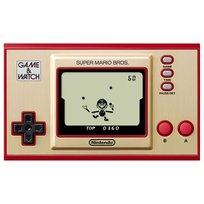 mario bros classic nintendo handheld game