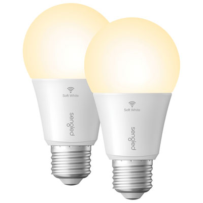 Image of Sengled A19 Smart Wi-Fi LED Light Bulbs - 2 Pack - Soft White