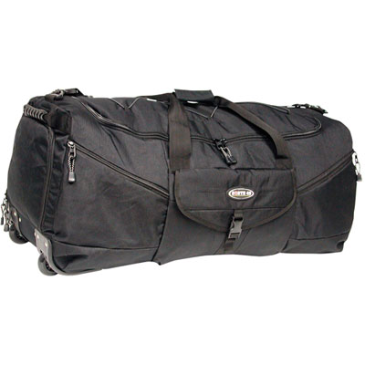 North 49 Polyester Rolling Duffle Bag - Black