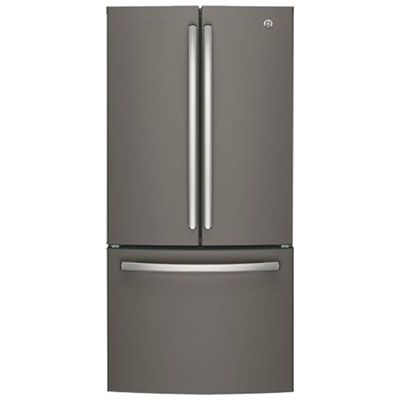 "GE 33"" Counter-Depth French Door Refrigerator (GWE19JMLES) - Slate - Open Box - Perfect Condition"