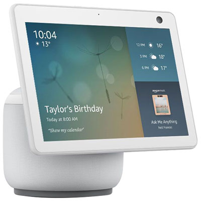 Amazon Echo Show 10 with Alexa - Glacier White | Best Buy Canada