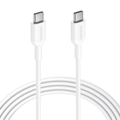 Anker PowerLine II 1.8m (6 ft.) USB-C/USB-C 2.0 Cable (A8482S21-5) - White As others have said not too much to say its a USB cable