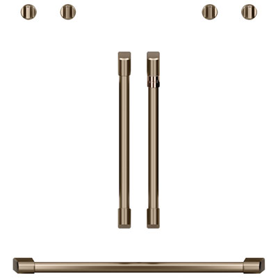 Café 7-Piece Wall Oven Handle & Knob Kit (CXWDFHKPMBZ) - Brushed Bronze