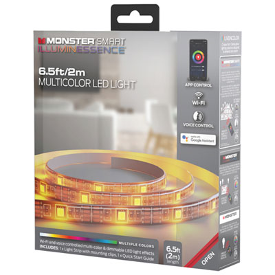 Monster Smart Illuminessence LED Light Strip - 2m (6.5 ft.) Super cool!