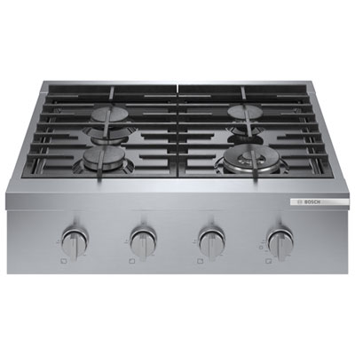Image of Bosch 30   4-Burner Gas Cooktop (RGM8058UC) - Stainless Steel