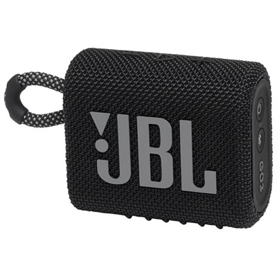 Image of JBL Go 3 Waterproof Bluetooth Wireless Speaker - Black