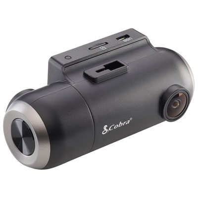 Cobra SC201 Full HD 1080p Dash Cam with 2" LCD Screen, Cabin View & GPS Dash cam