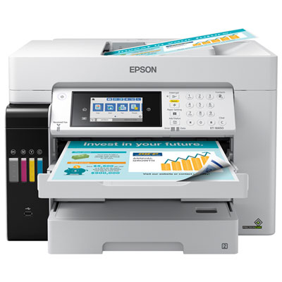 Imprimante À Jet D'encre Tout-En-Un Sans Fil Supertank Pro Et-16650 Ecotank D'epson GREAT COPIER