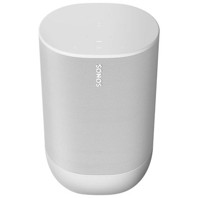 Open Box - Sonos Move - Wireless Smart Speaker w/ Amazon Alexa and Google Assistant Built In - White