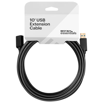 Best Buy Essentials 3m (10 ft.) USB-A 3.0 Extension Cable