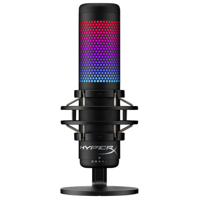 HyperX QuadCast S RGB USB Condenser Microphone - Black I use it for meetings, videos, and dictation and I'm very pleased with it