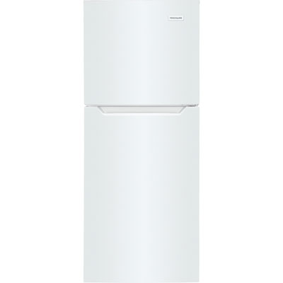 Frigidaire 24" 10.1 Cu. Ft. Top Freezer Refrigerator (FFET1022UW) - White Would have preferred a knob in the fridge to control temperature settings, but most new fridges come with preset push button tabs