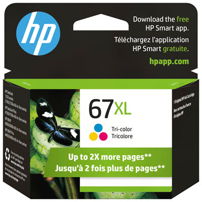 HP 67XL Tri-Colour Ink (3YM58AN#140) Quality ink