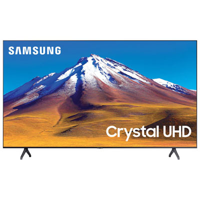 "Open Box - Samsung 75"" TU6900 4K UHD HDR LED Tizen Smart TV (UN75TU6900FXZC) - 2020 - Titan Grey - Great for Streaming & Gaming"