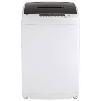 Open Box (Scratch & Dent) - GE 3.3 Cu. Ft. (IEC) Compact / Portable Washer with Turbo/Speed Wash (GNW128PSMWW) - White