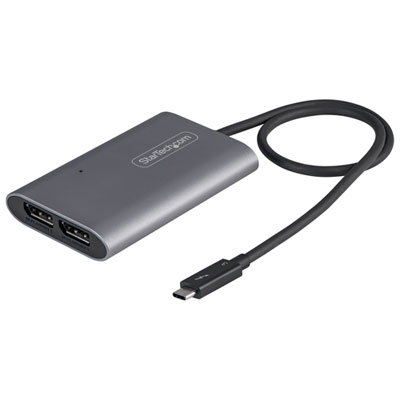 Adaptateur Thunderbolt 3 (40 Gb/s) Vers Deux Ports Displayport 1.4 De Startech (Tb32Dp14)
