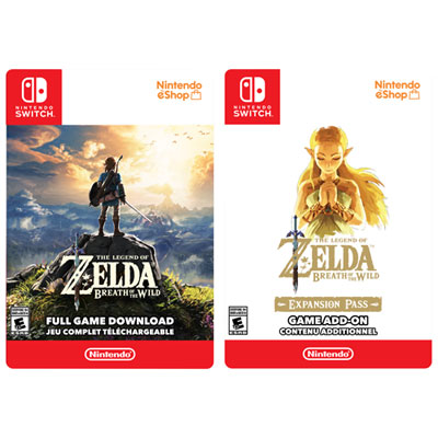The Legend of Zelda: Breath of the Wild with Expansion Pass (Switch) - Digital Download