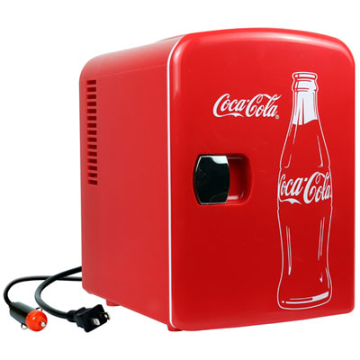 Image of Coca-Cola 0.14 Cu. Ft. Freestanding Bar Fridge (KWC-4C)