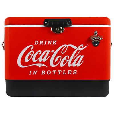 Image of Coca-Cola 1.8 Cu. Ft. Freestanding Bar Fridge (CCIC-54R) - Red