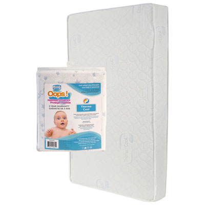 Image of Simmons Thermo Care Extra Firm Mattress w/ ThermoCool Cover & Mattress Protector - Only at Best Buy
