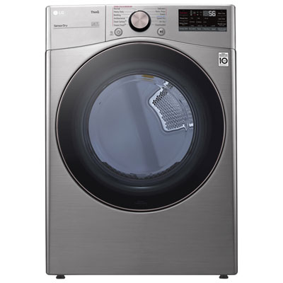 LG 7.4 Cu. Ft. Electric Steam Dryer (DLEX3850V) - Graphite Steel Great features and super quite
