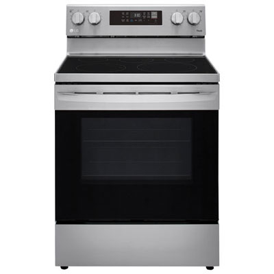 "LG 30"" Fan Convection Electric Air Fry Range (LREL6323S) - Stainless - Open Box - Perfect Condition"