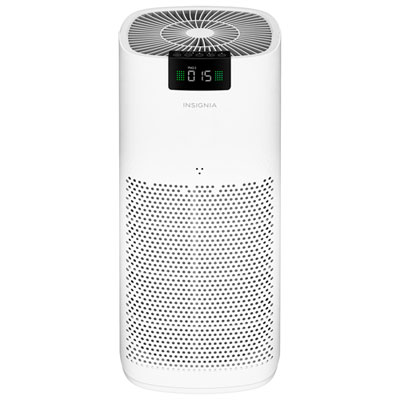 Image of Insignia Medium Room Air Purifier with HEPA Filter - White