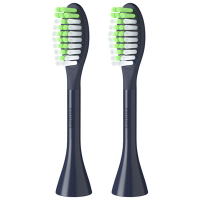 Philips One by Sonicare Replacement Brush Head (BH1022/04) - 2 Pack - Midnight Navy Great brush heads from Phillips